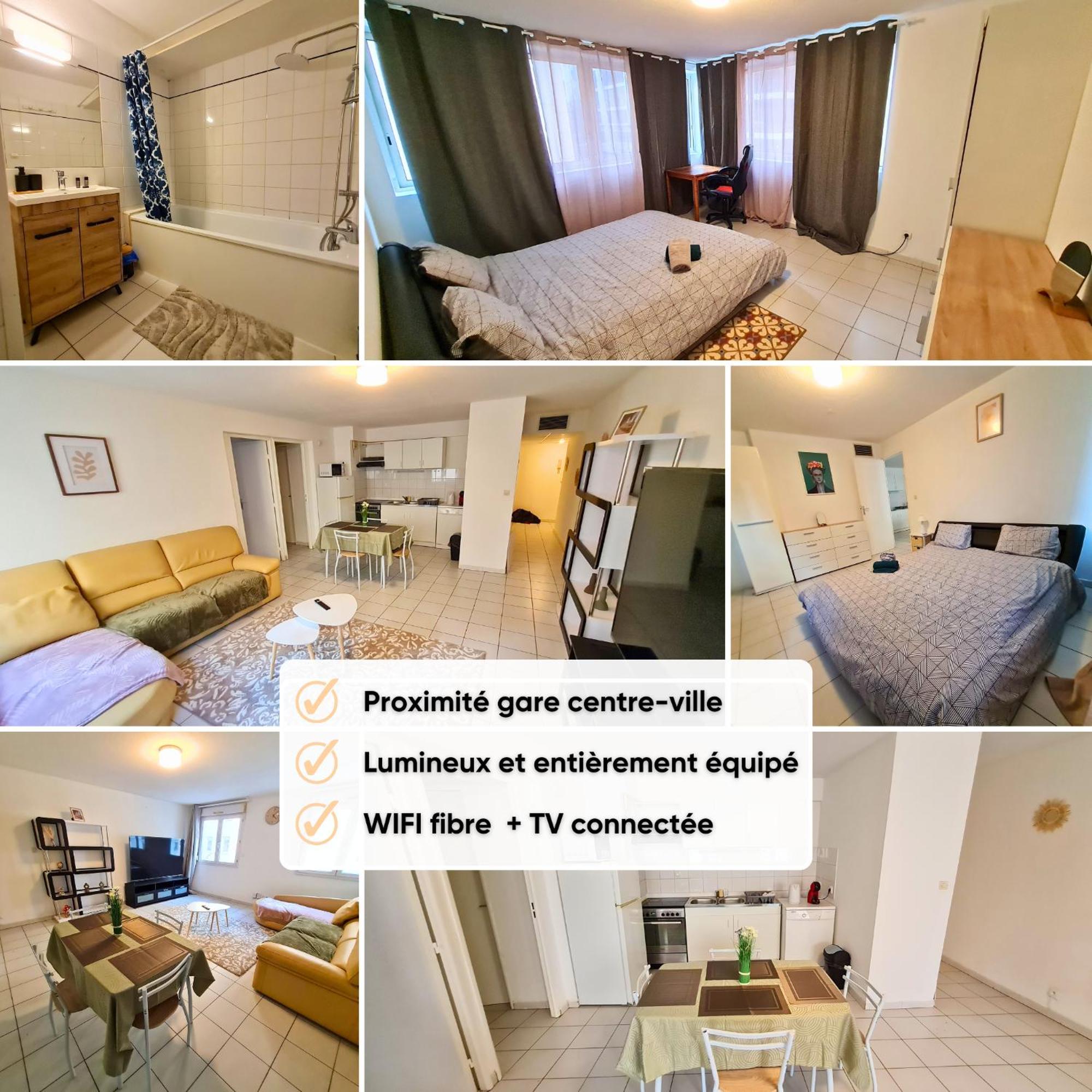 Escale En - T2 Lumineux Gare Centre-ville Apartment Montpellier